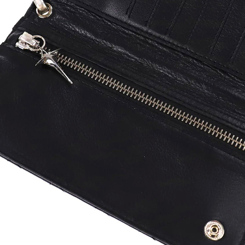 Thug Club CHOPPER QUILTED LONG WALLET - BLACK outlook