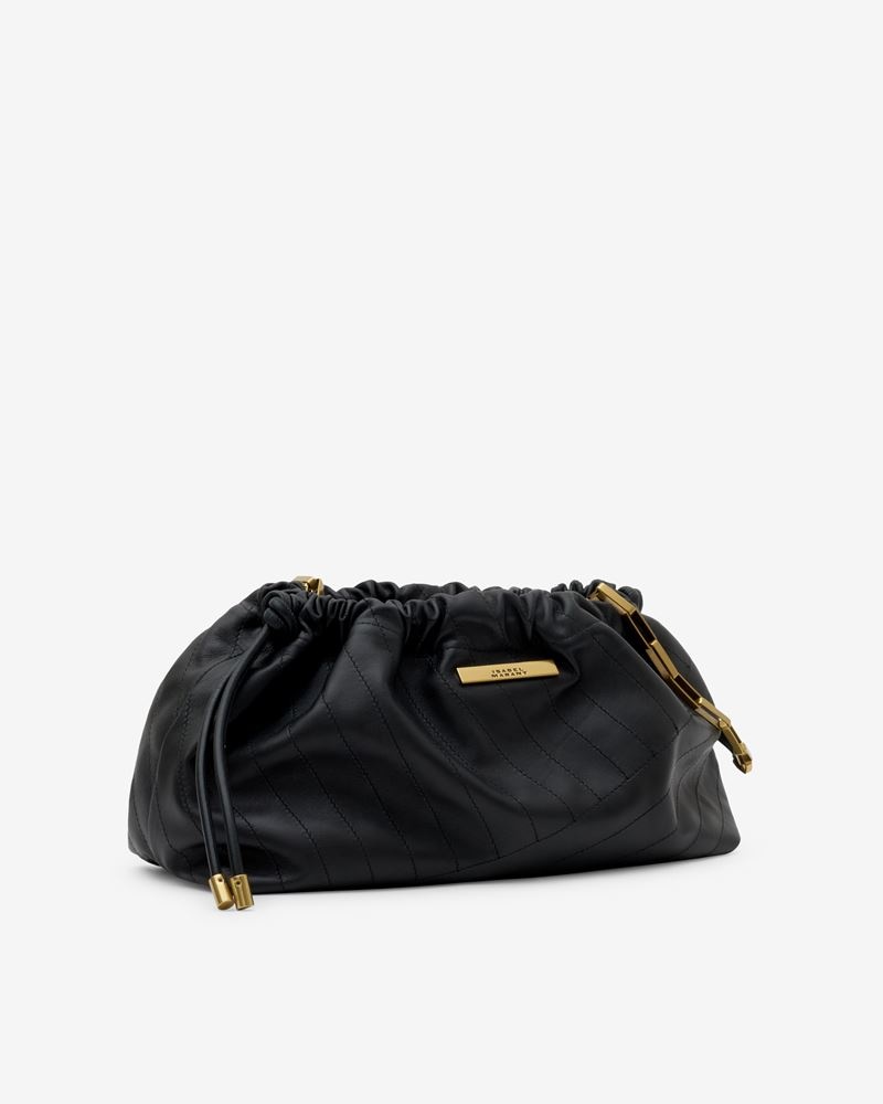 SLOUCHY MERINE LEATHER SHOULDER BAG - 4