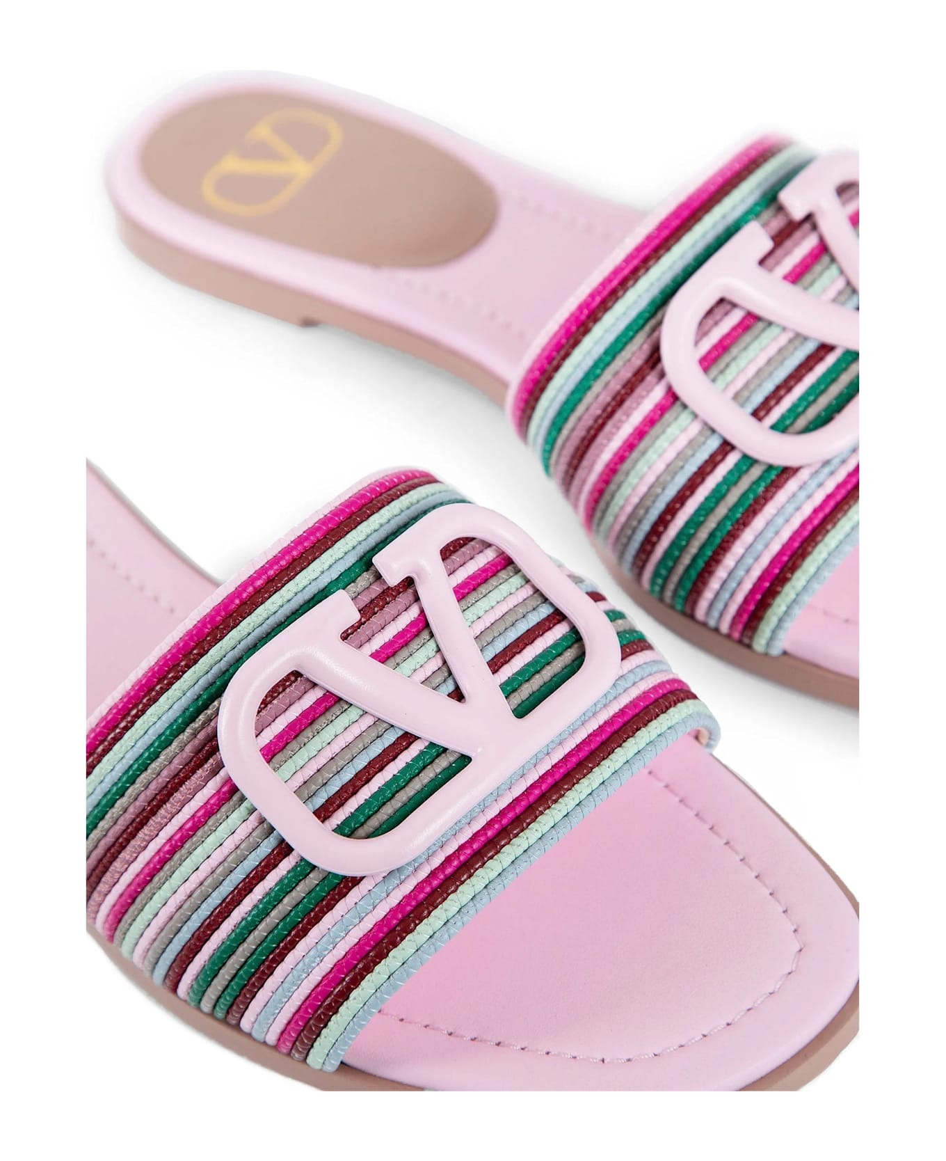 Garavani V Logo Signature Slides - 3