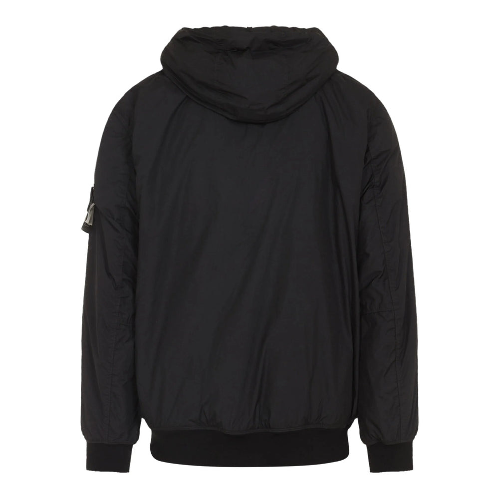 Stone Island Black Jackets - Hooded Jackets Men - 4
