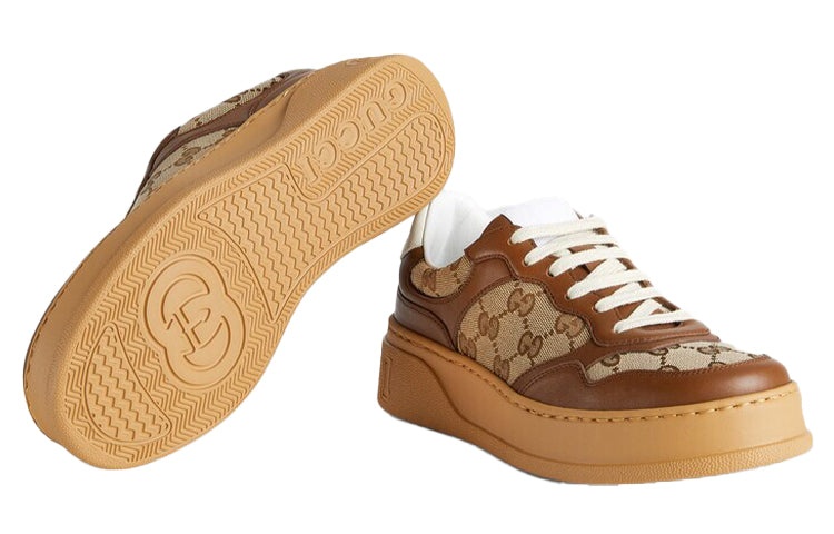 (WMNS) Gucci GG Sneaker 'Beige' 676092-UPG20-2866 - 5