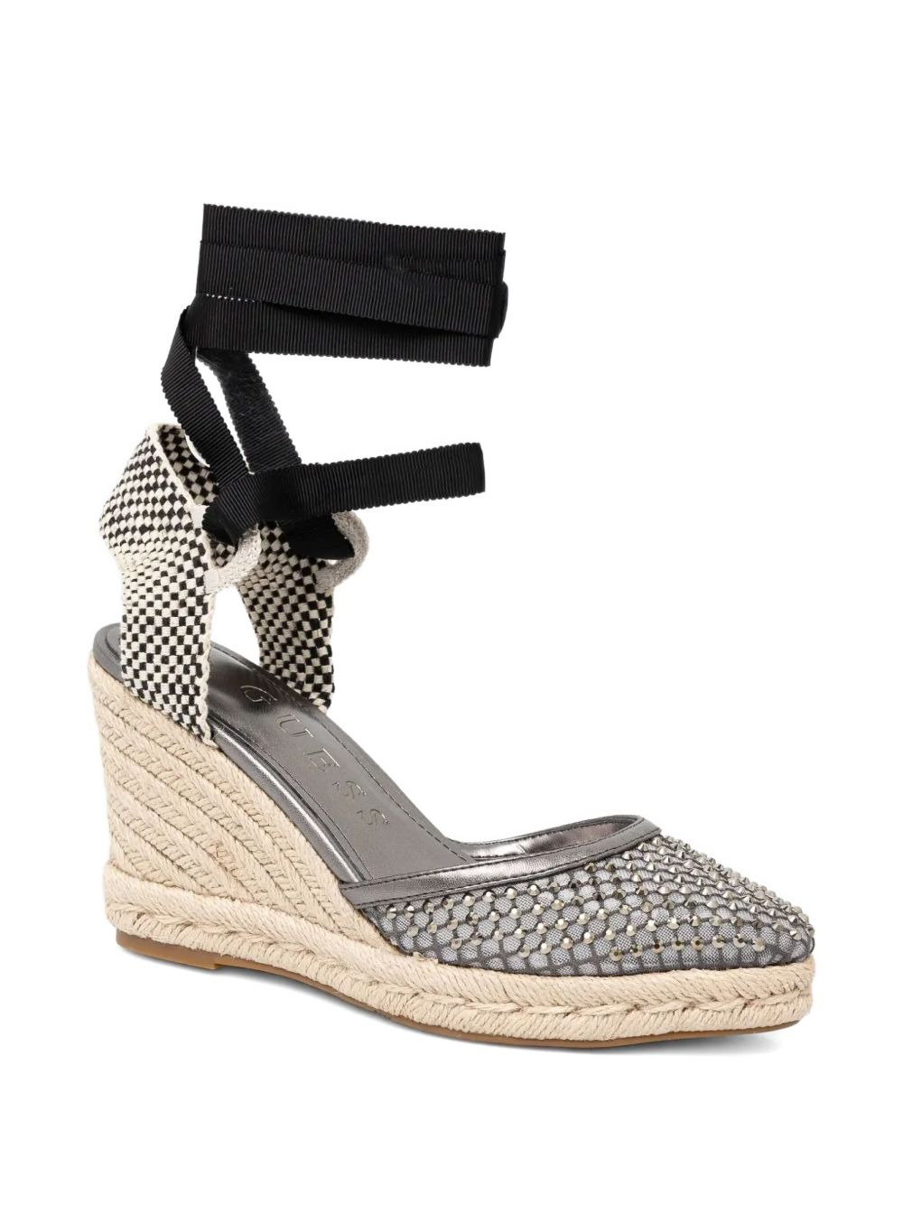 100mm Charmi woven wedge espadrilles - 2
