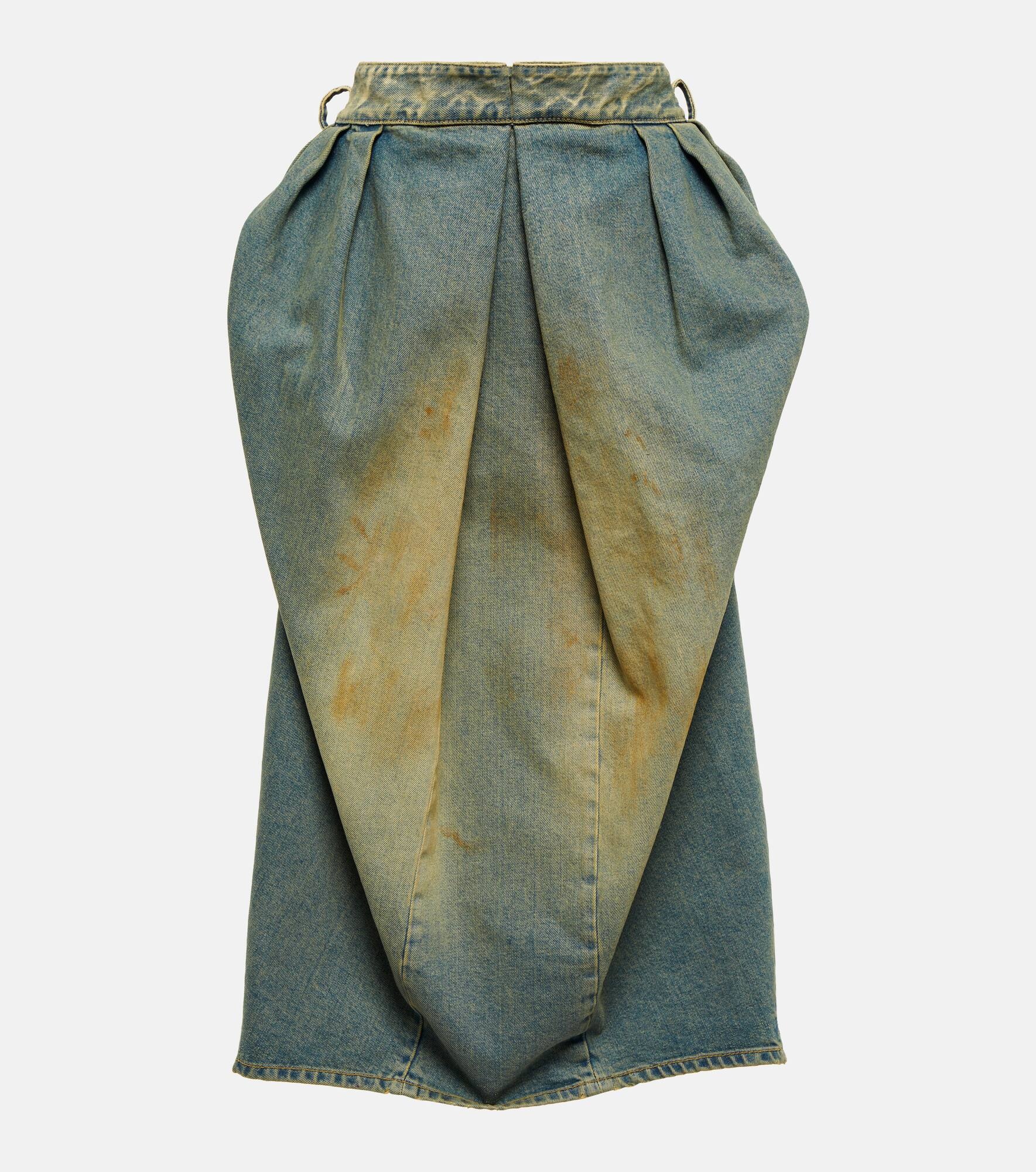 【Maison Margiela 】Midi Skirt ミディスカート デニム Maison Margiela 】Midi Skirt ミディスカート デニム (Maison