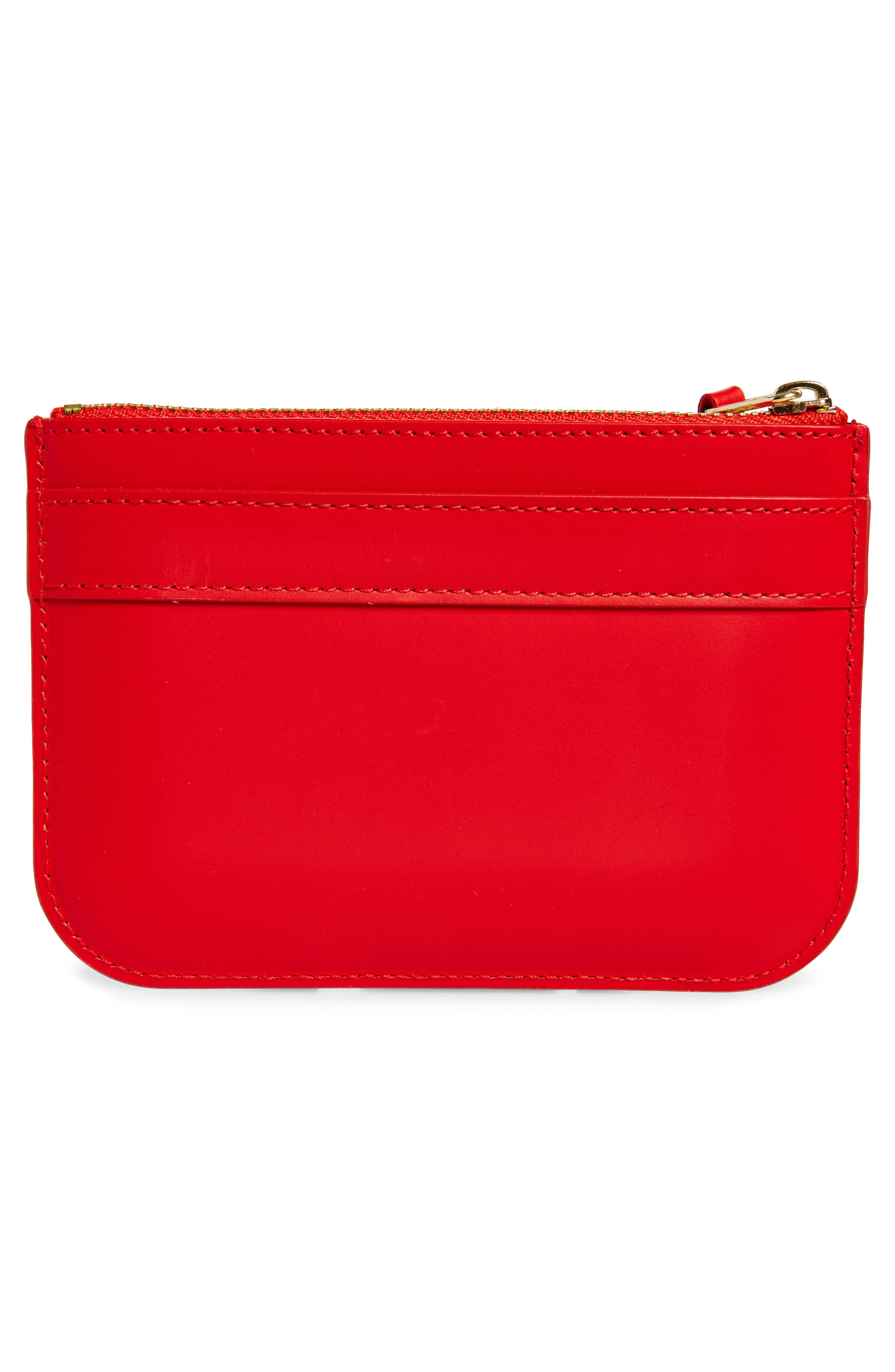 Comme des Garçons Wallets Big Bow Leather Coin Purse in Red at Nordstrom - 4