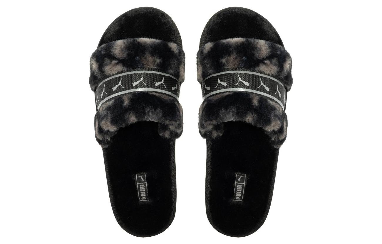 (WMNS) PUMA Fluff Remix Animal BX 'Black Grey' 390970-02 - 4