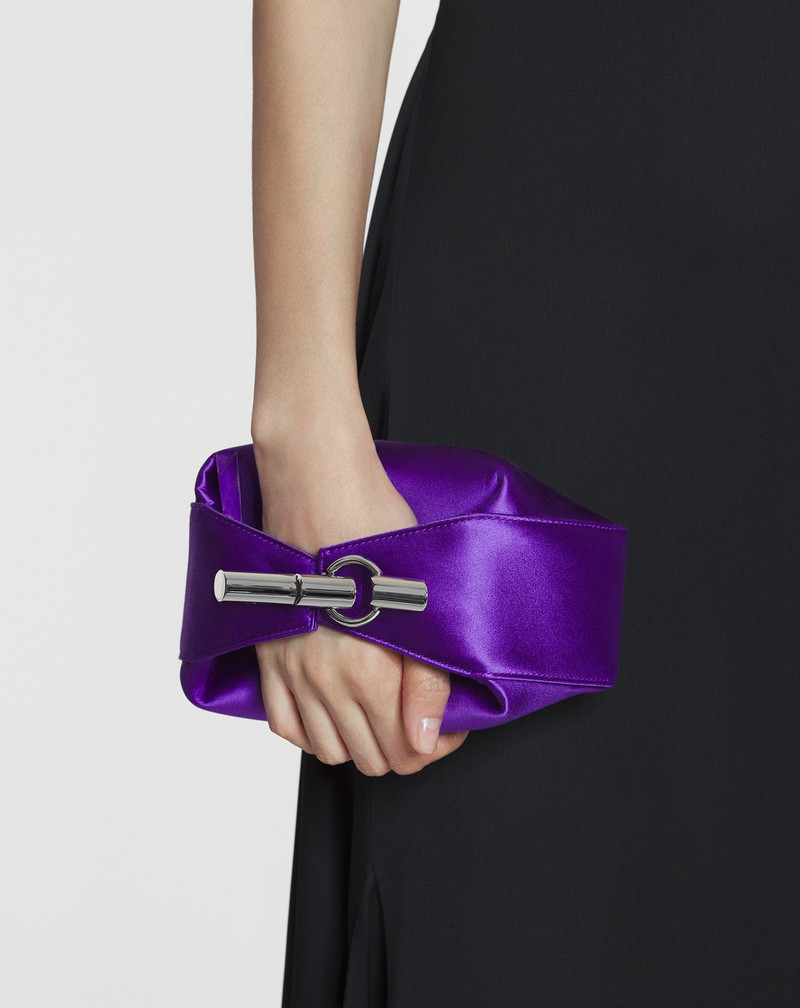 Lanvin HAUTE SÉQUENCE SATIN CLUTCH BAG outlook