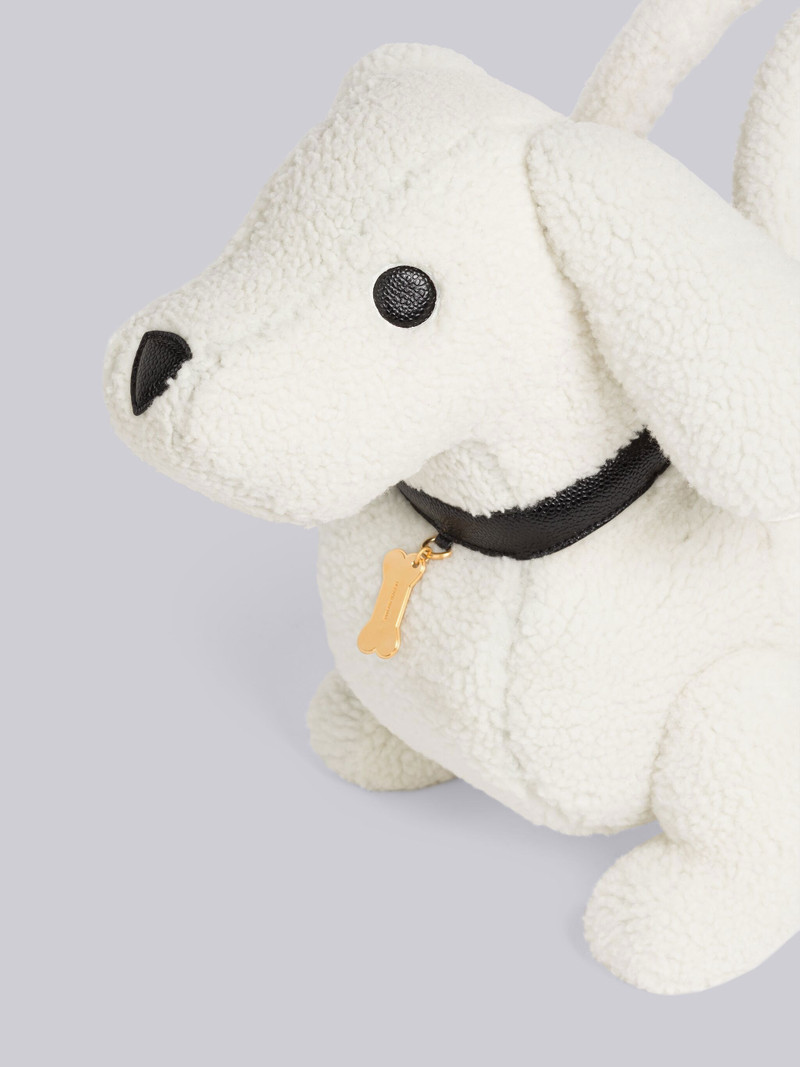 Thom Browne Curly Merino Shearling Hector Bag outlook