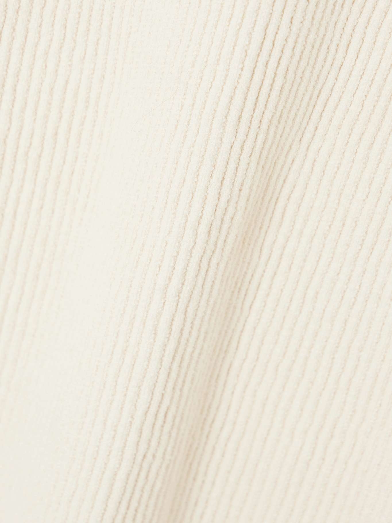 Organic cotton-blend bouclé maxi skirt - 4