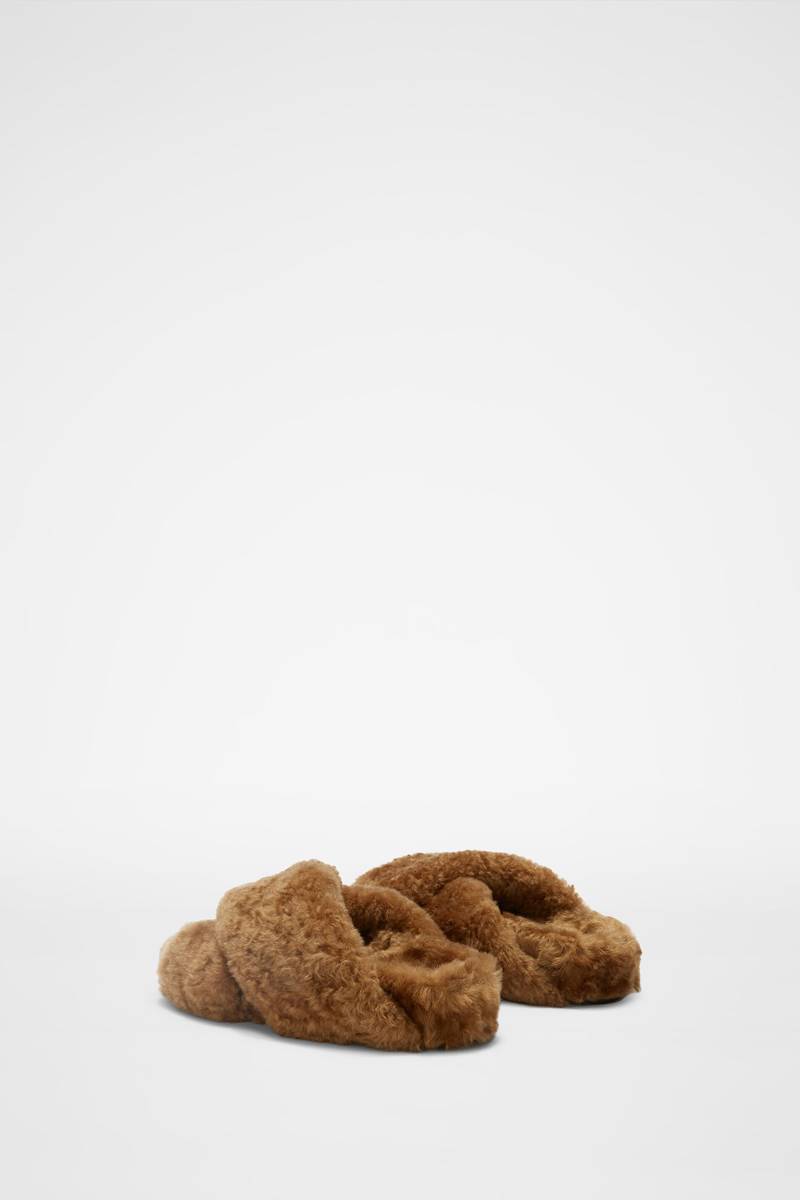 Jil Sander Shearling Slides outlook