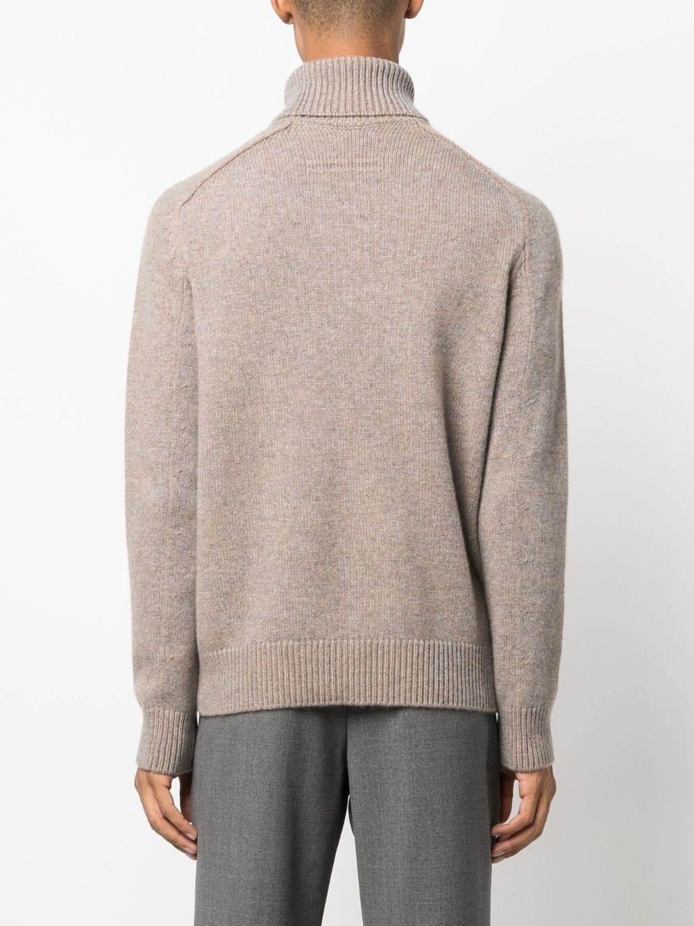 roll-neck cashmere jumper - 4