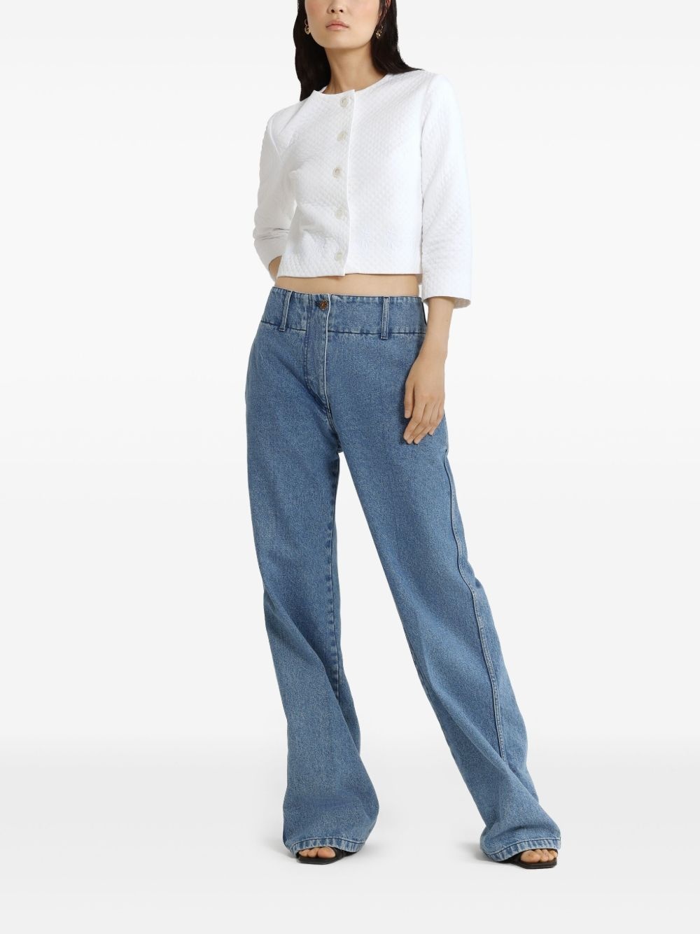 wide-leg jeans - 2