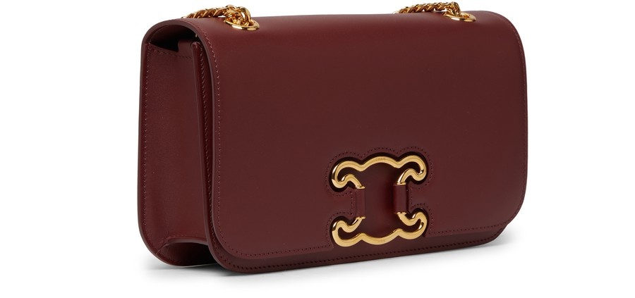 【CELINE】MEDIUM TRIOMPHE FRAME BAG◆199813EPA Medium Bag Triomphe Frame In Nude Shiny Calfskin – CHIIIQ