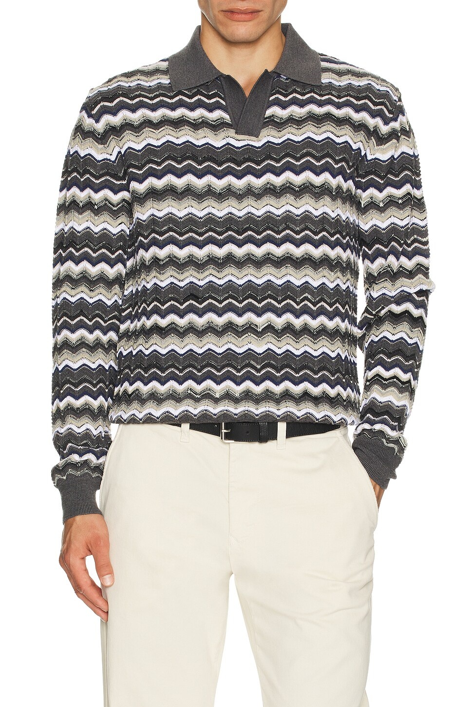 Long Sleeve Polo - 4
