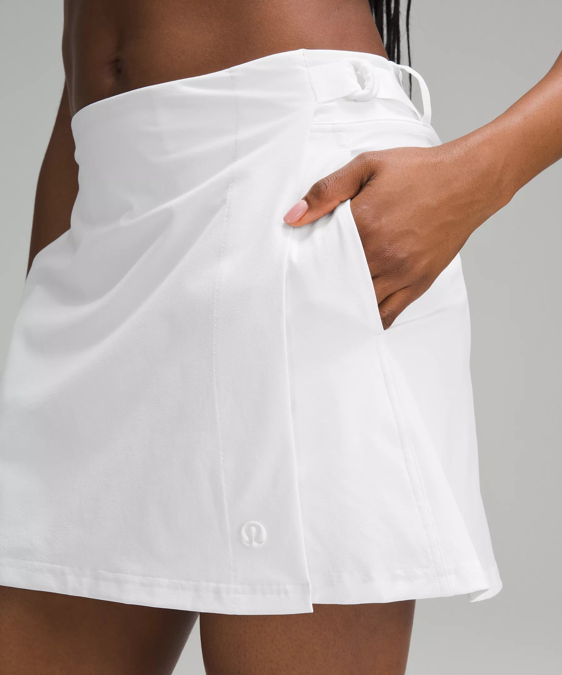 Wrap-Front Mid-Rise Golf Skirt - 4