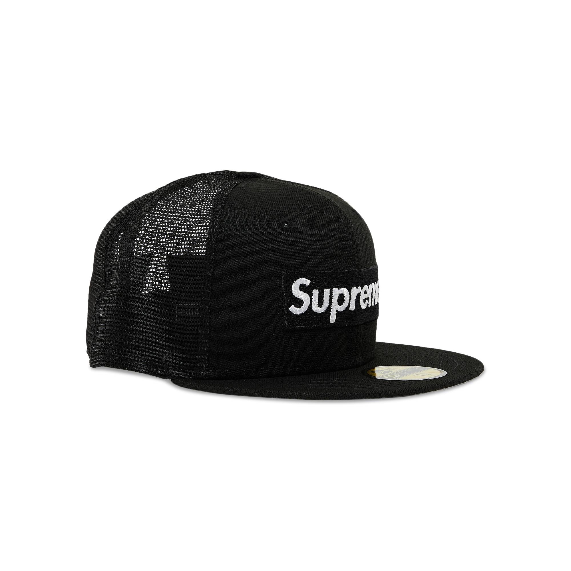 Supreme x New Era Box Logo Mesh Back 'Black' - 2