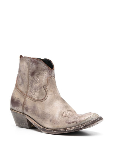 Golden Goose almond-toe ankle boots outlook