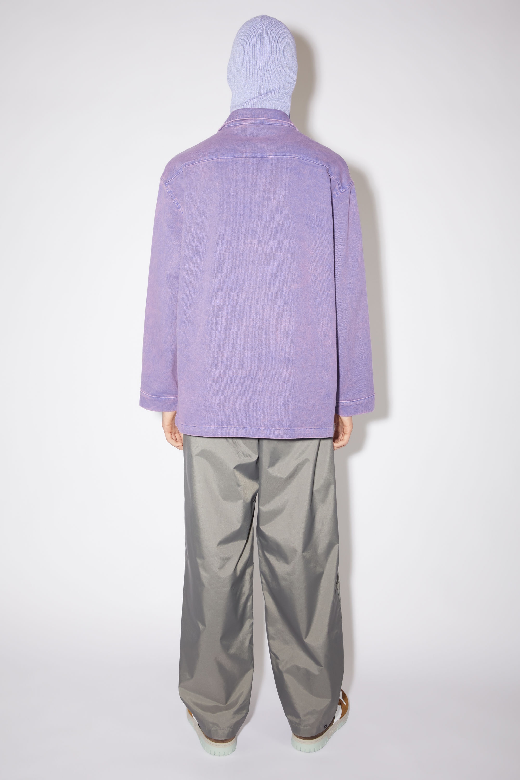 Face patch overshirt - Iris purple - 3