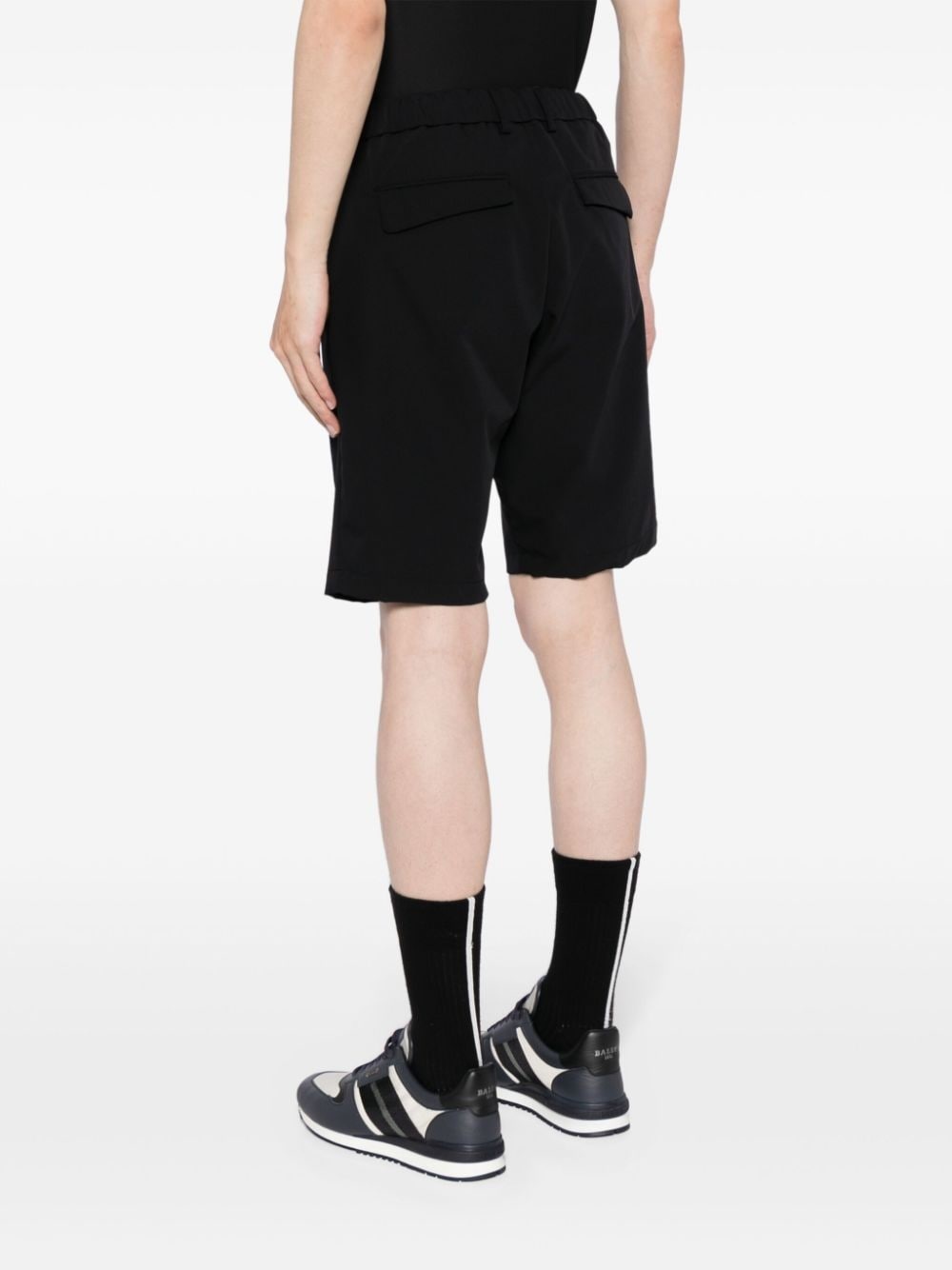 logo-appliquÃ© chino shorts - 4