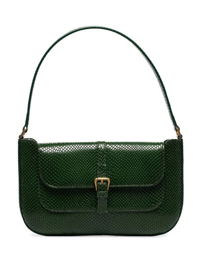 BY FAR Miranda snake-print shoulder bag outlook