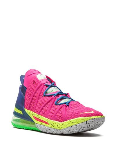 Nike LeBron 18 "Los Angeles By Night" sneakers outlook