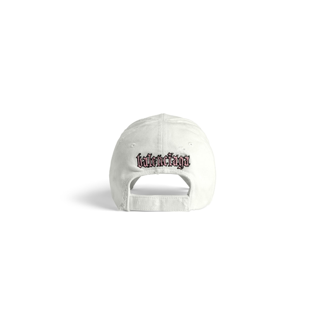 Blackletter Script Cap in Dirty White - 3