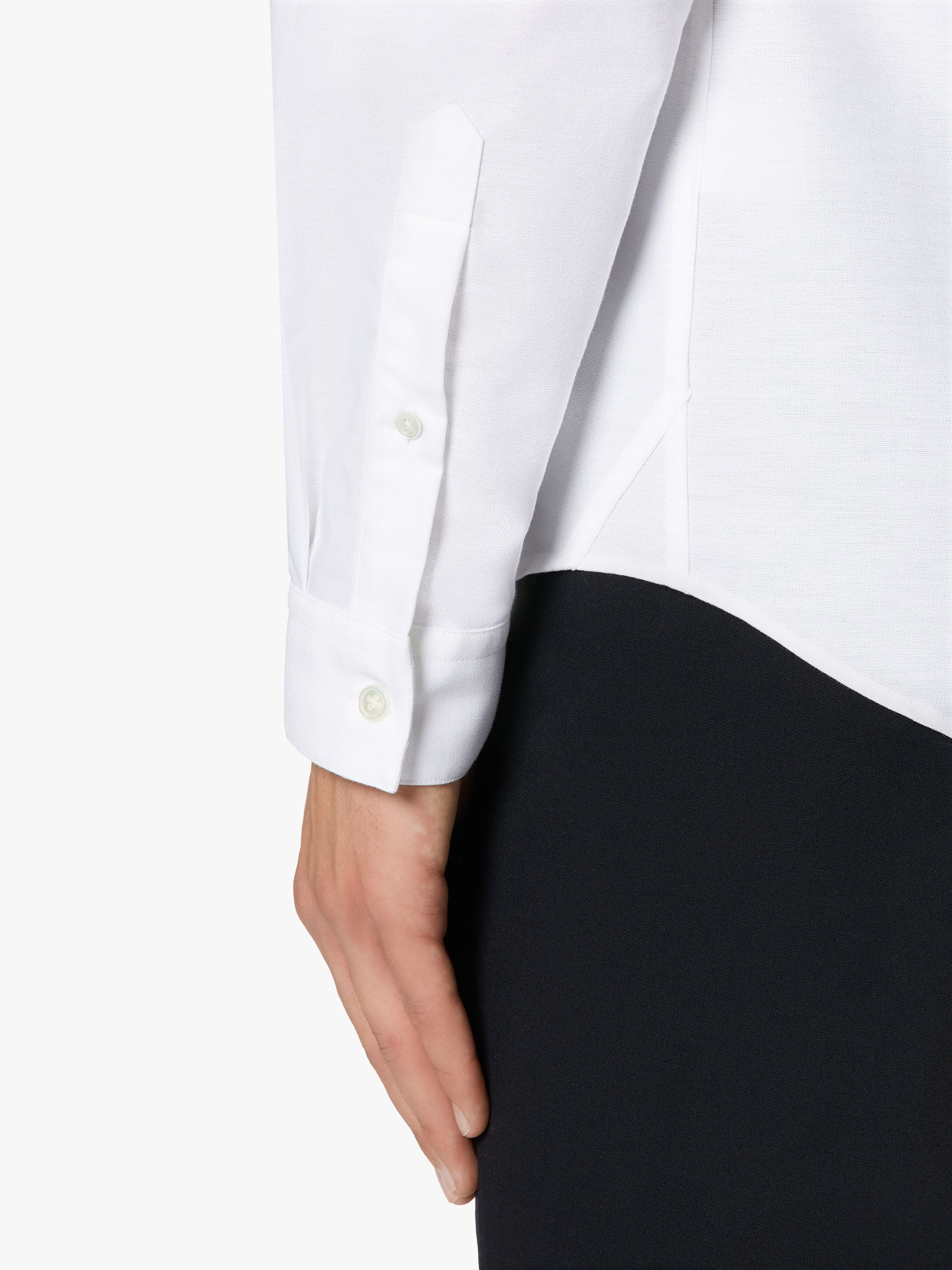 BLOOMSBURY WHITE COTTON OXFORD SHIRT | GSC-103 - 6