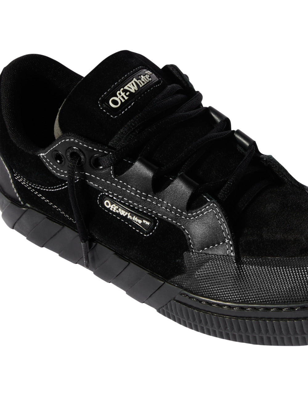 Off White Men Black 779 Vulcanized Leather Sneakers - 5