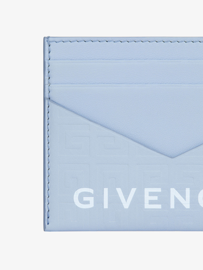 Givenchy G CUT CARD HOLDER IN 4G LEATHER outlook