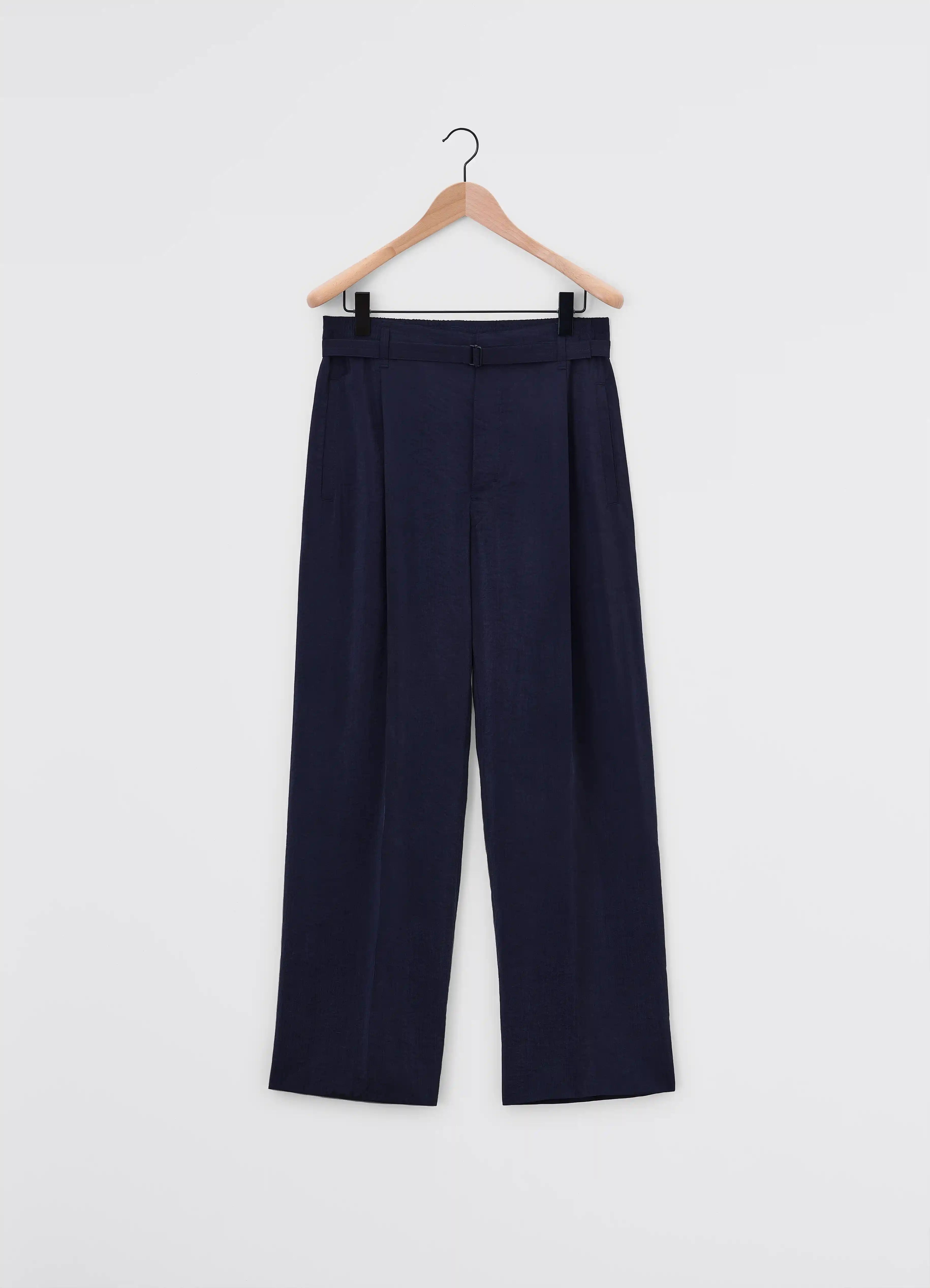 BELTED RELAXED PANTS - 5