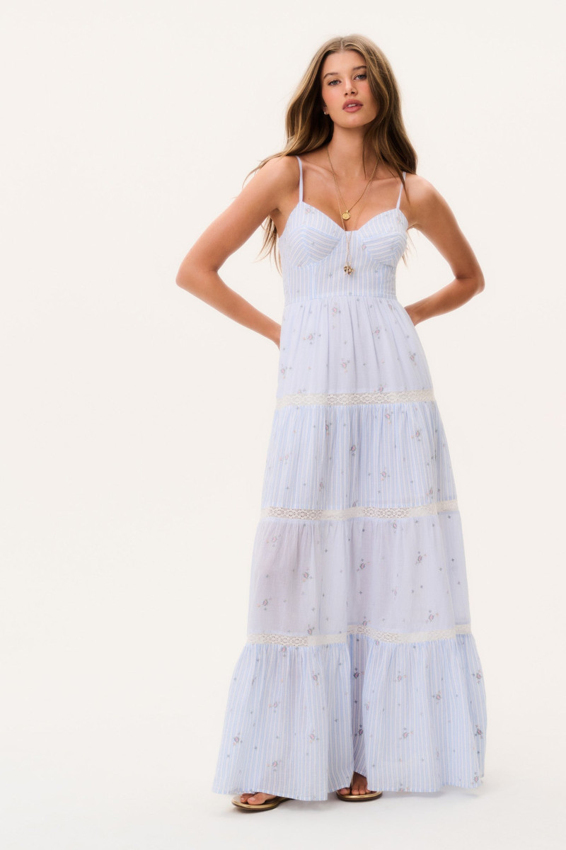 LoveShackFancy Story Cotton Maxi Dress outlook