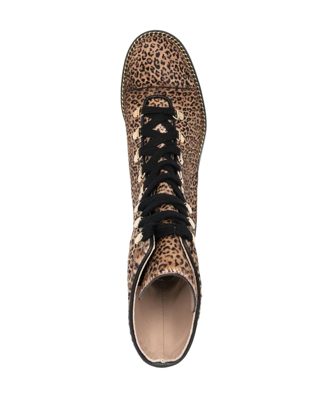jaguar-print 40mm ankle boots - 4