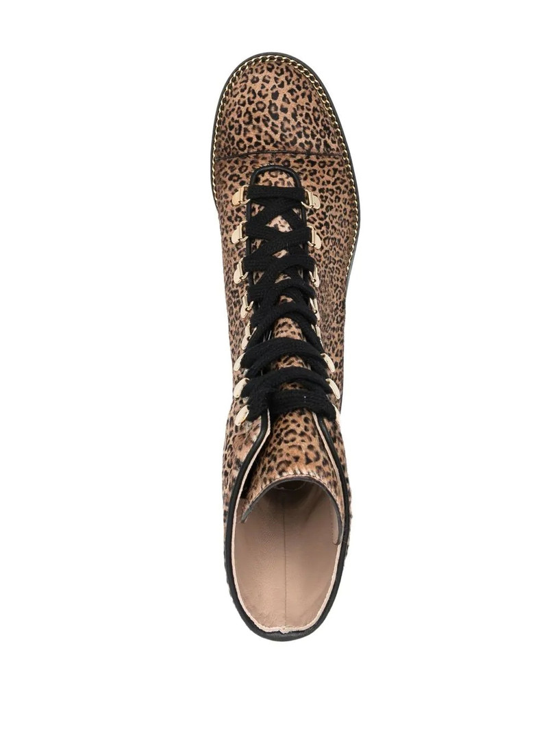 jaguar-print 40mm ankle boots 4
