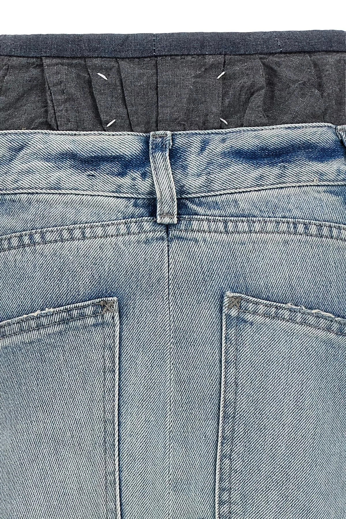Slits denim skirt - 6