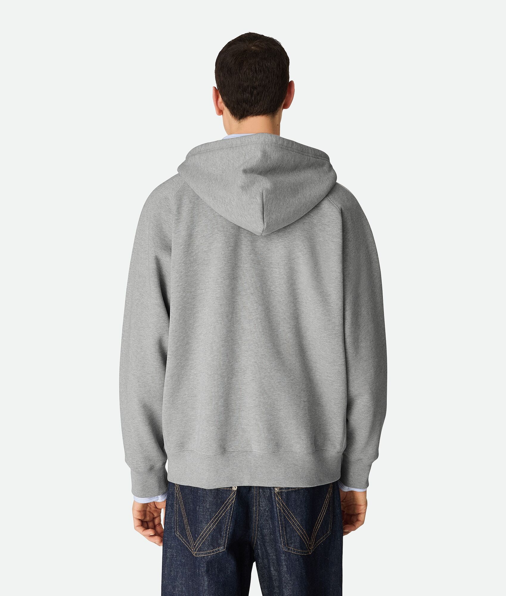 Cotton Fleece Zip Hoodie - 3