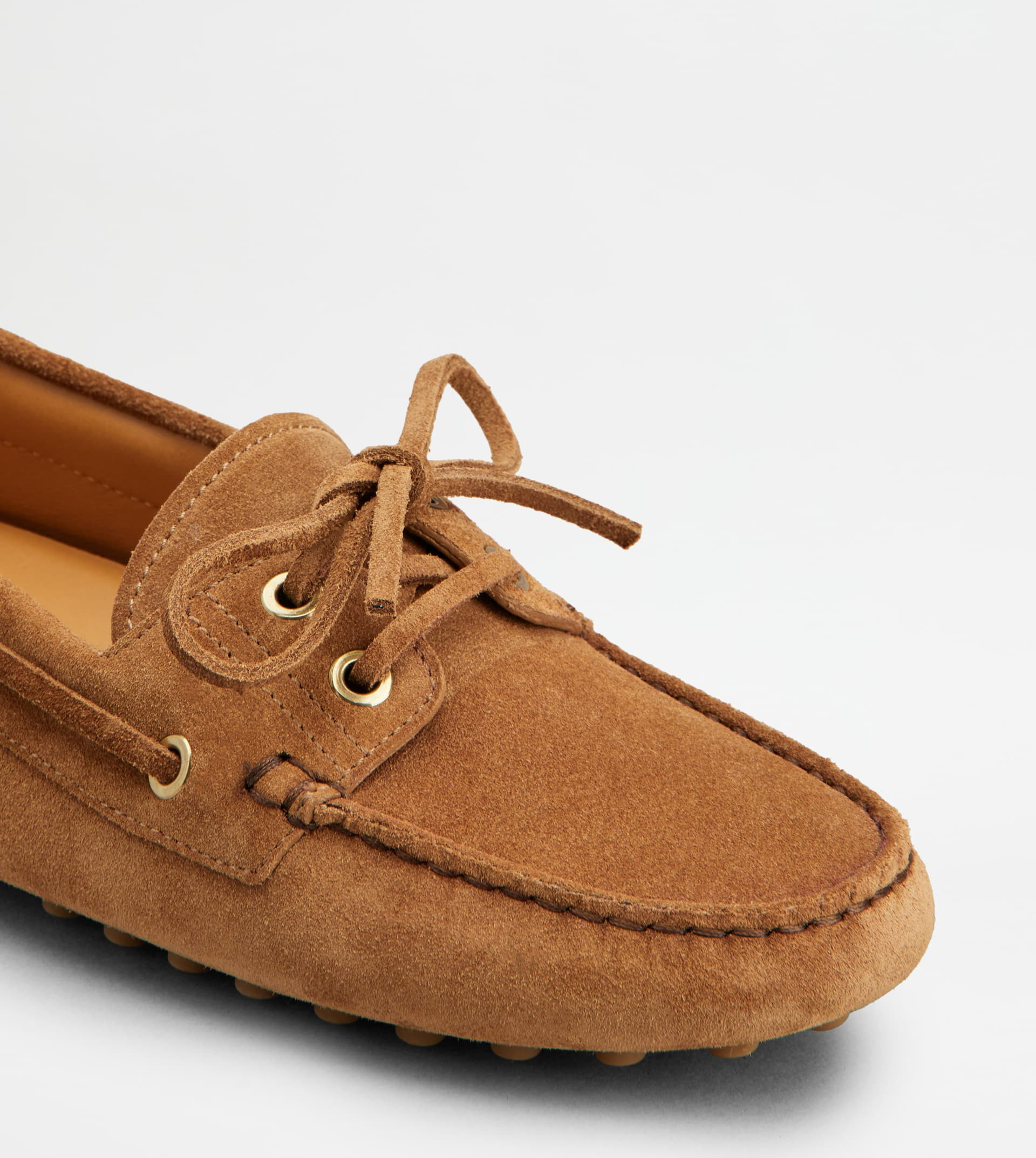 BOAT GOMMINO IN SUEDE - BROWN - 6