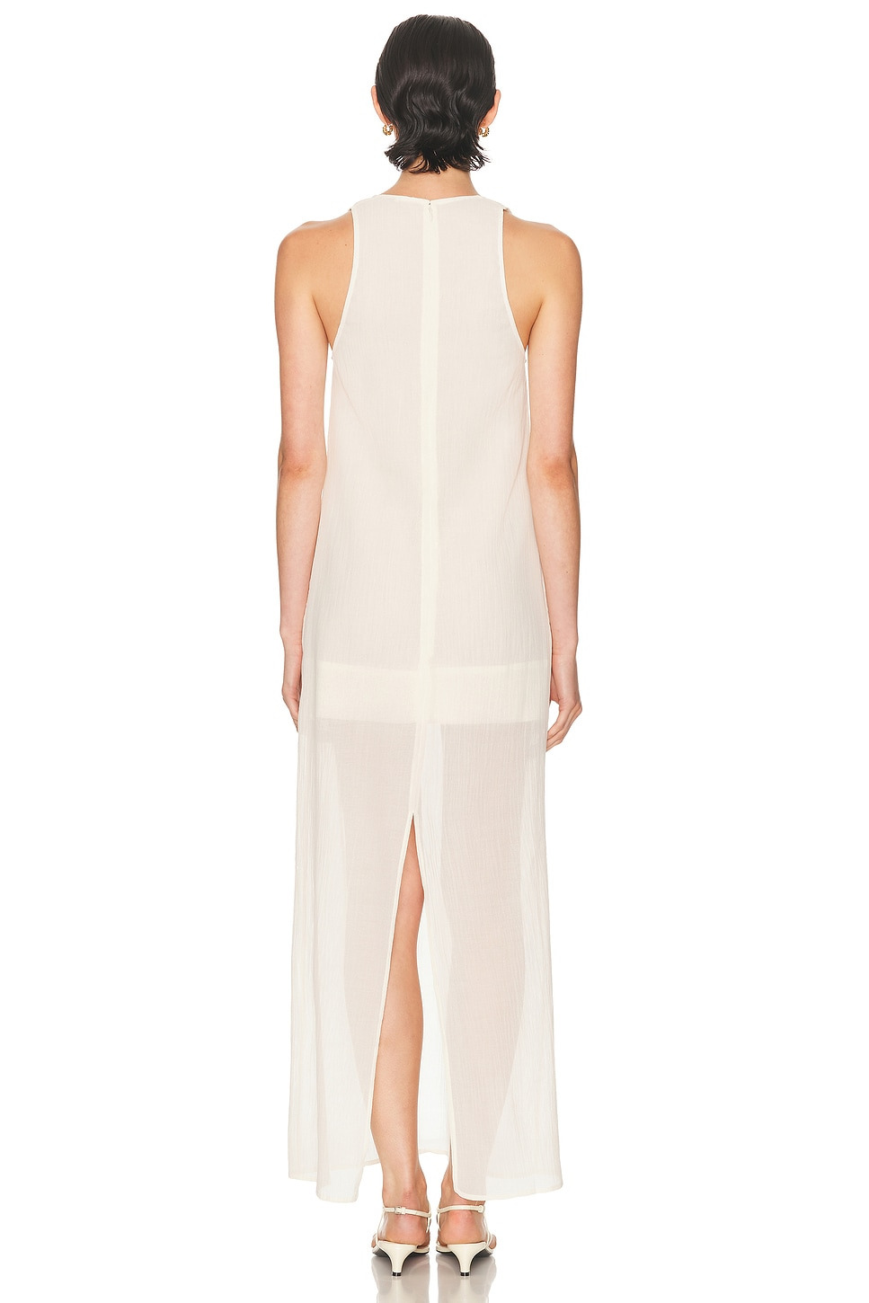 Crinkled Scoop Dress - 3