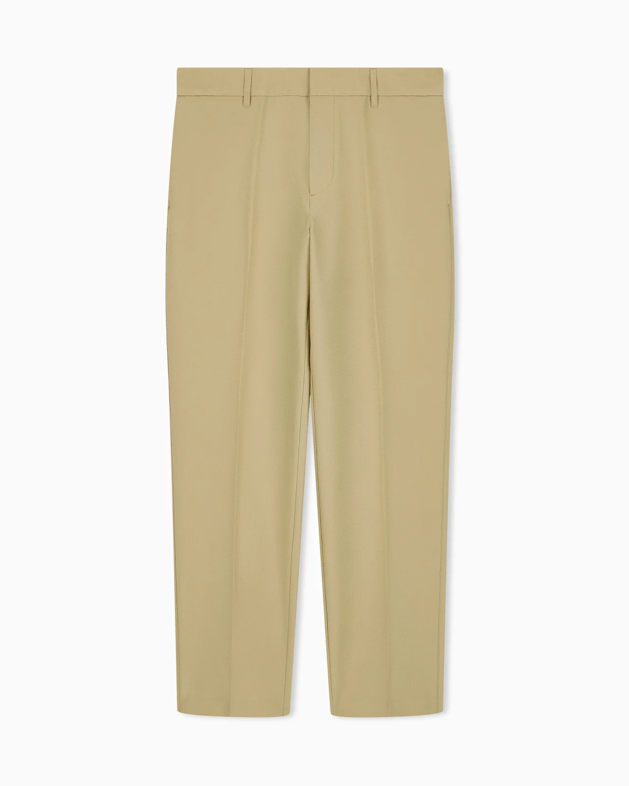 SEERSUCKER TROUSERS WITH DOWN AND FEATHER PADDING - 1