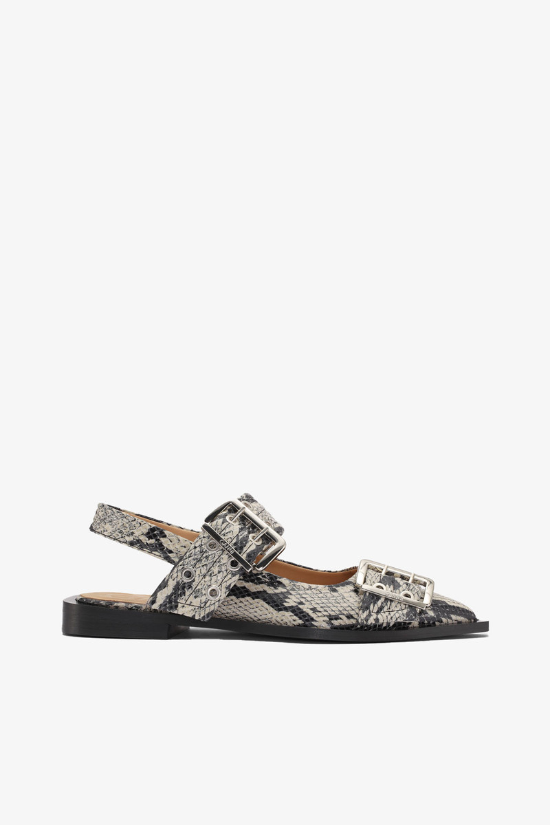 SNAKE PRINTED FEMININE 버블 볼러나 1