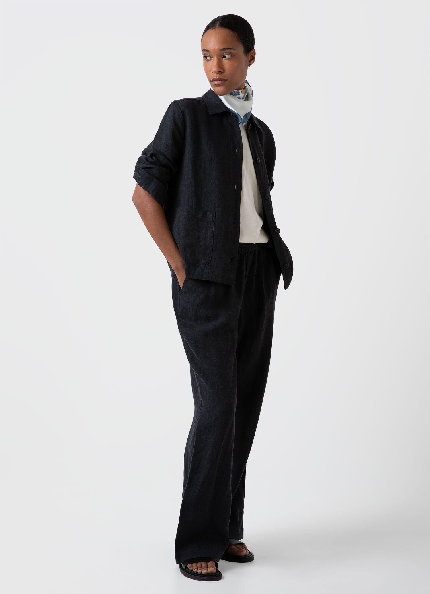 Linen Twin Pocket Jacket - 3