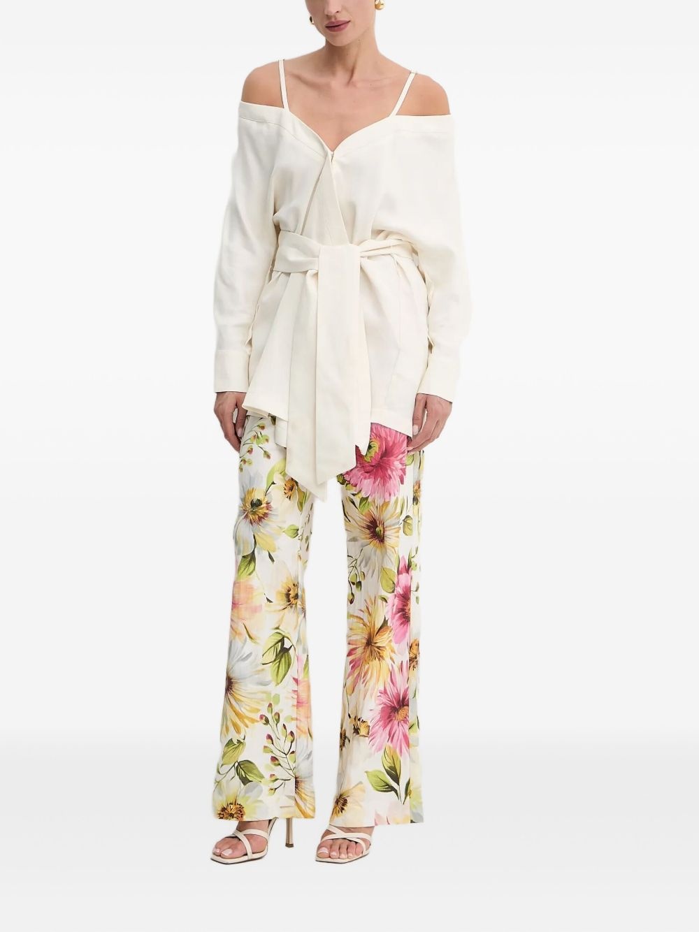 Colette floral-print trousers - 2