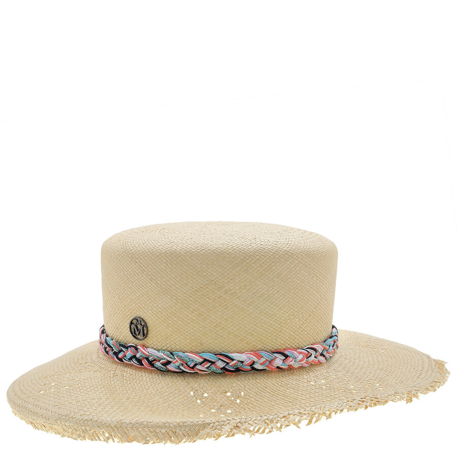 Maison Michel Ladies Multicolor New Kendall Braided-Strap Hat - 4