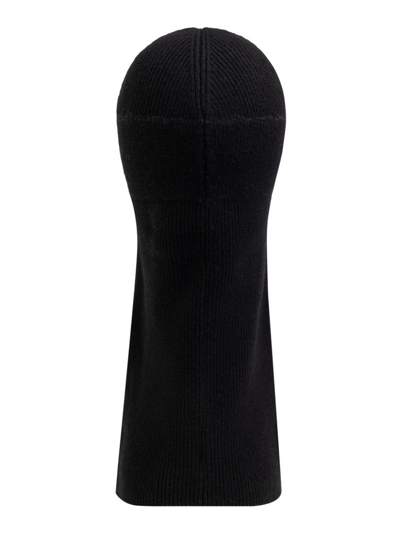 Moschino intarsia-knit logo balaclava outlook