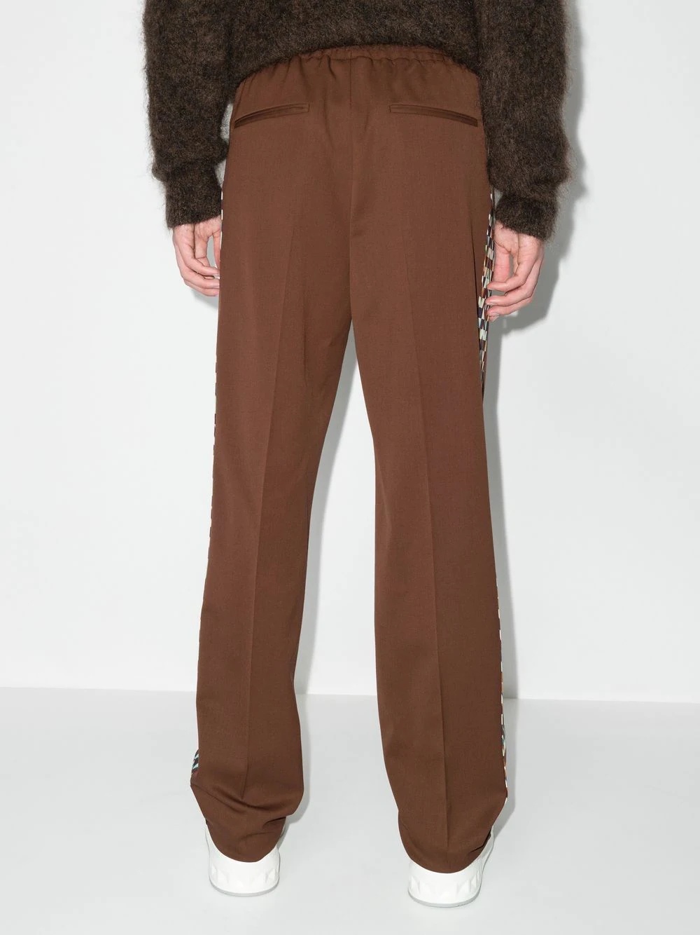 Optical panel tailored trousers - 3