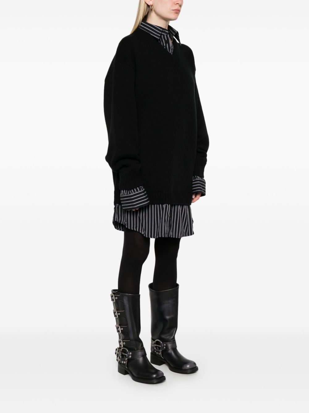 layered sweater - 3