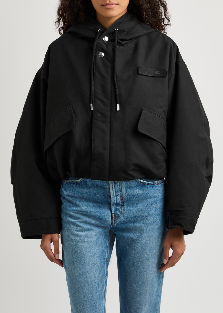 La Parka Courte Caraco hooded canvas jacket - 2