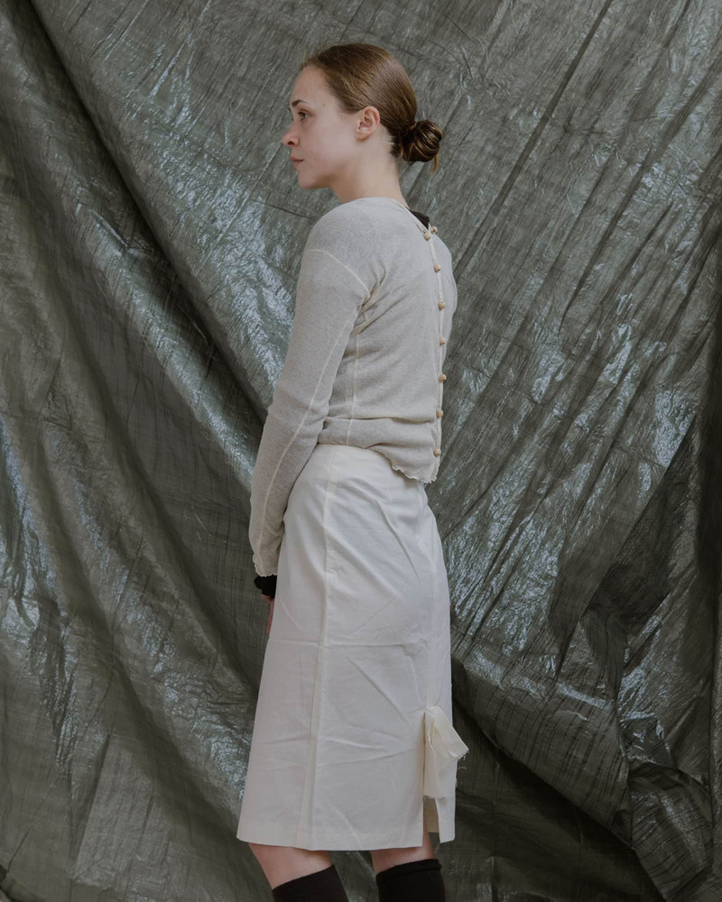 Tav Cardigan - Cotton Hemp Rib 3