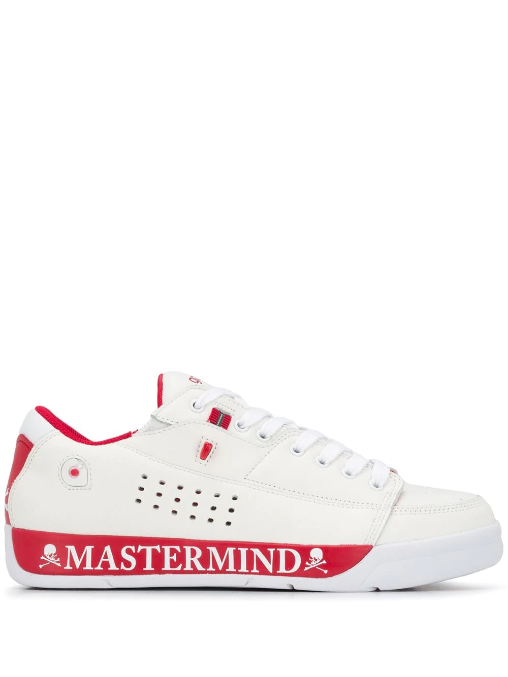 side-logo low-top sneakers - 1