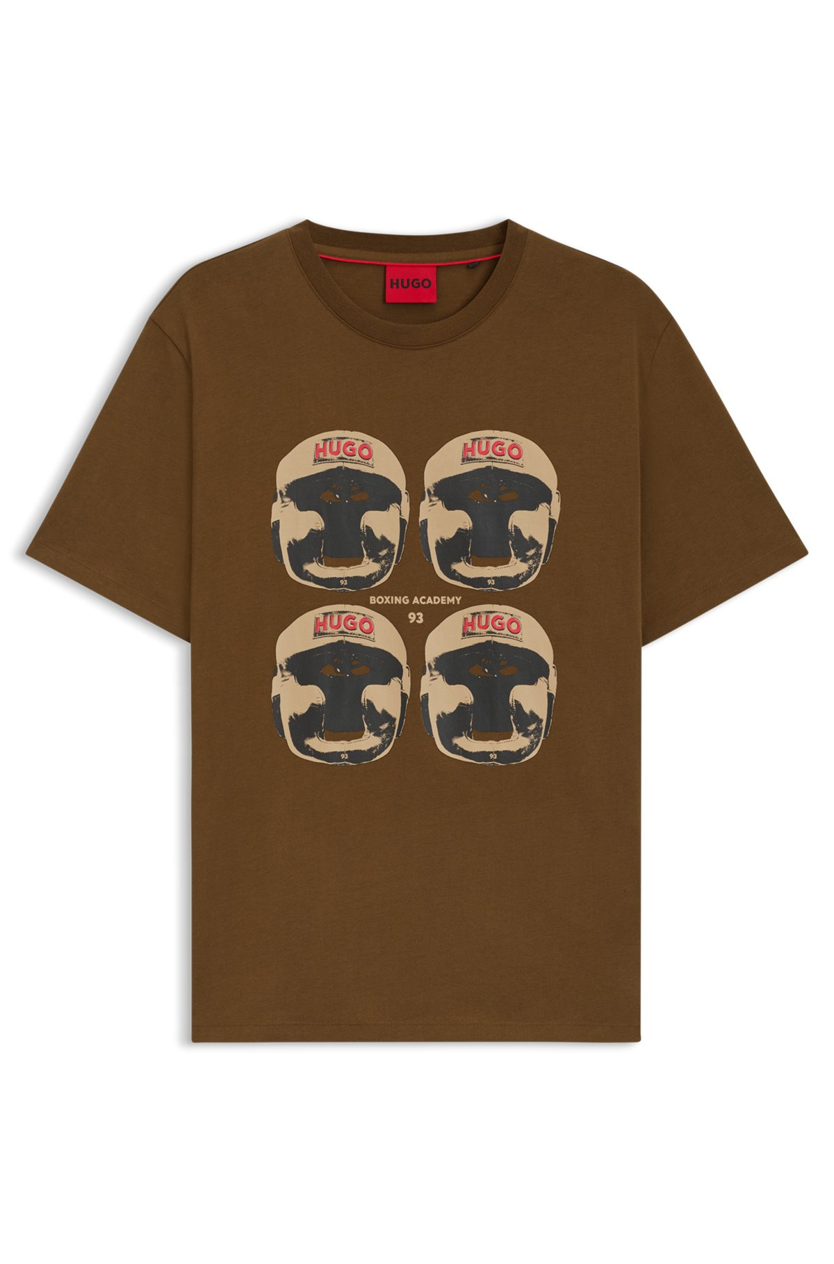COTTON-JERSEY T-SHIRT WITH BOXING ARTWORK - 1