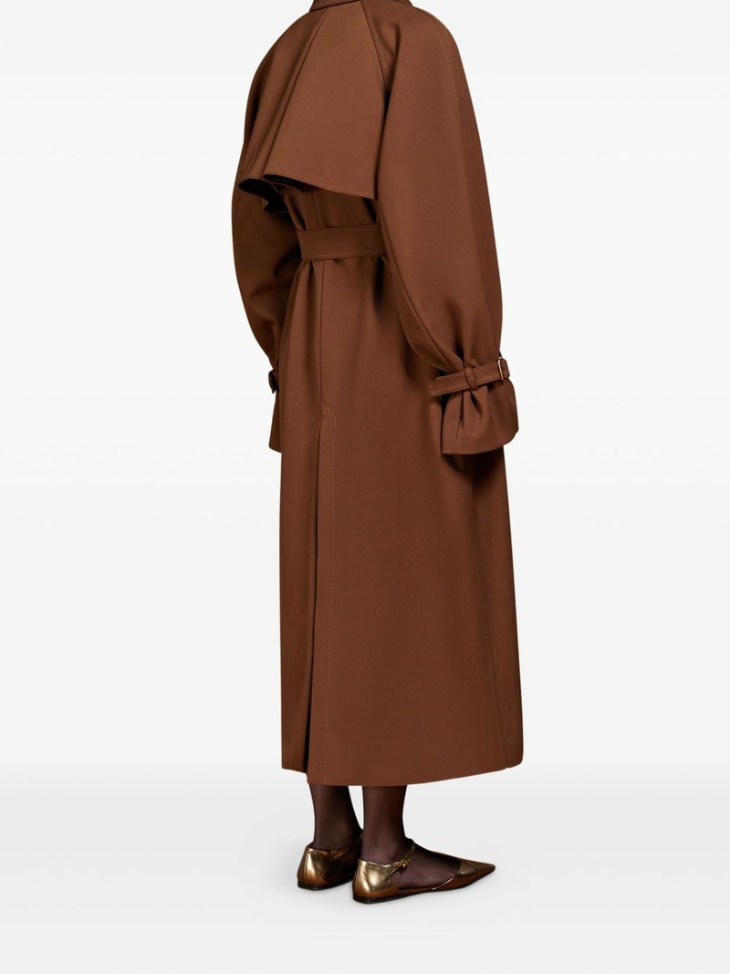 Max Mara gabardine trench coat outlook