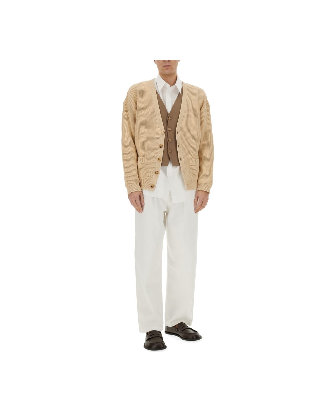 Organic Cotton Blend Cardigan - 2